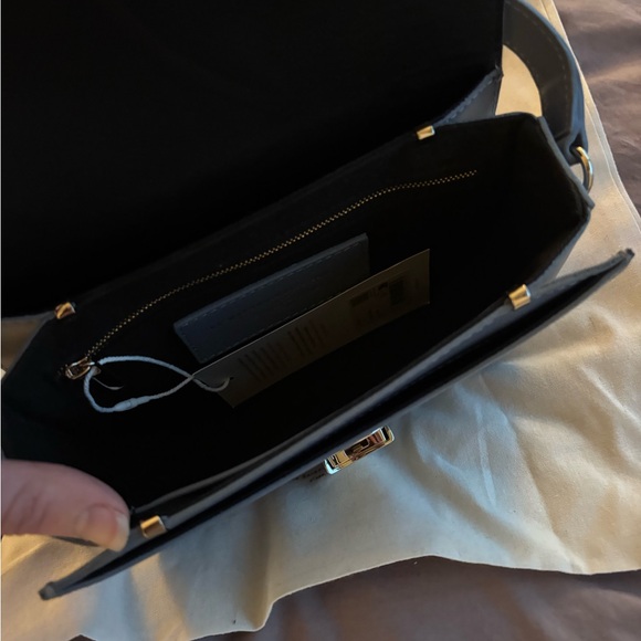 SOLD NWT Sézane Claude Bag in Smooth Vintage Blue - Picture 9 of 12